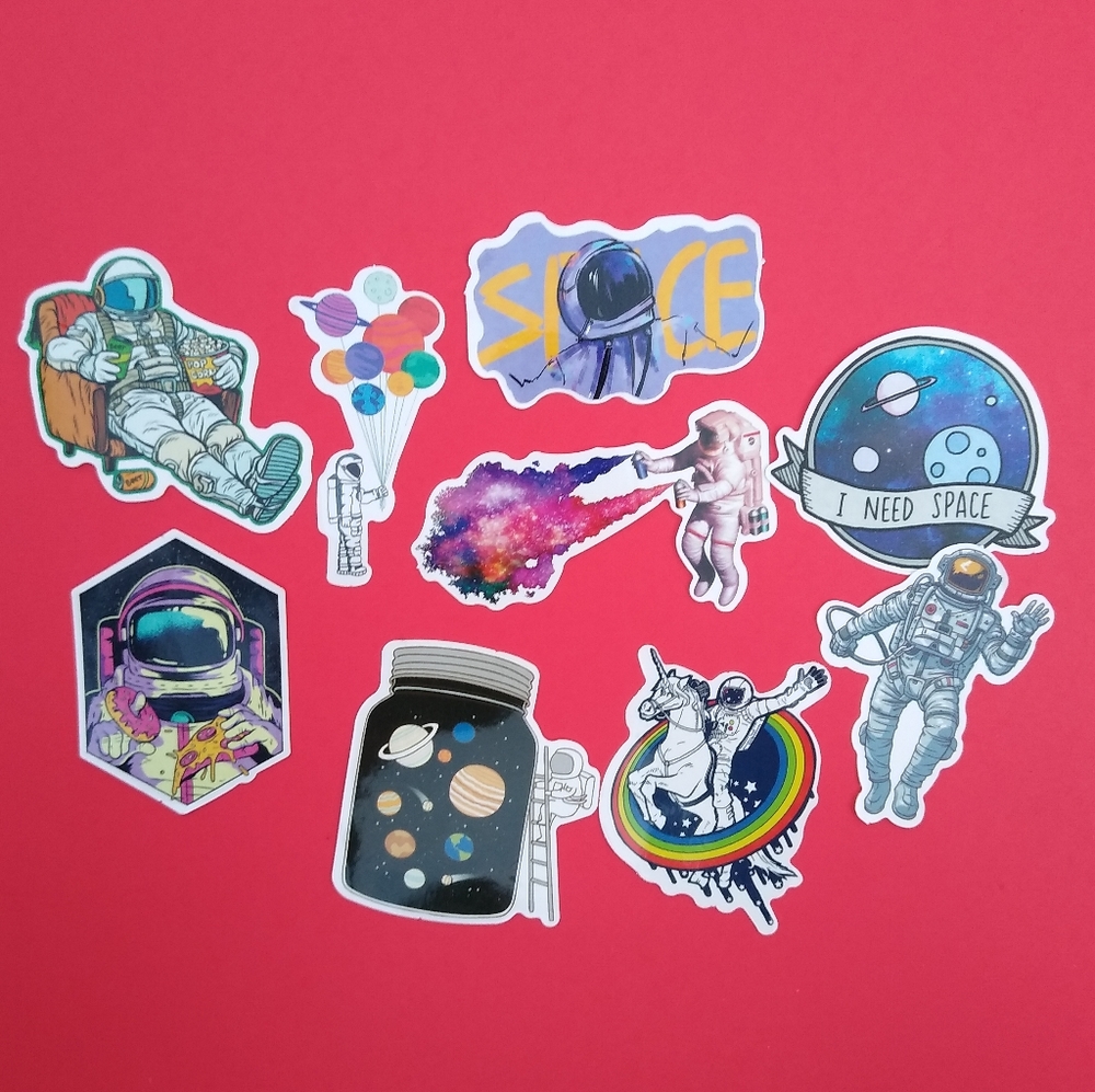 Spaced Out Sticker Set
